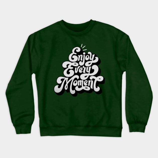 text art design. Crewneck Sweatshirt by Dilhani